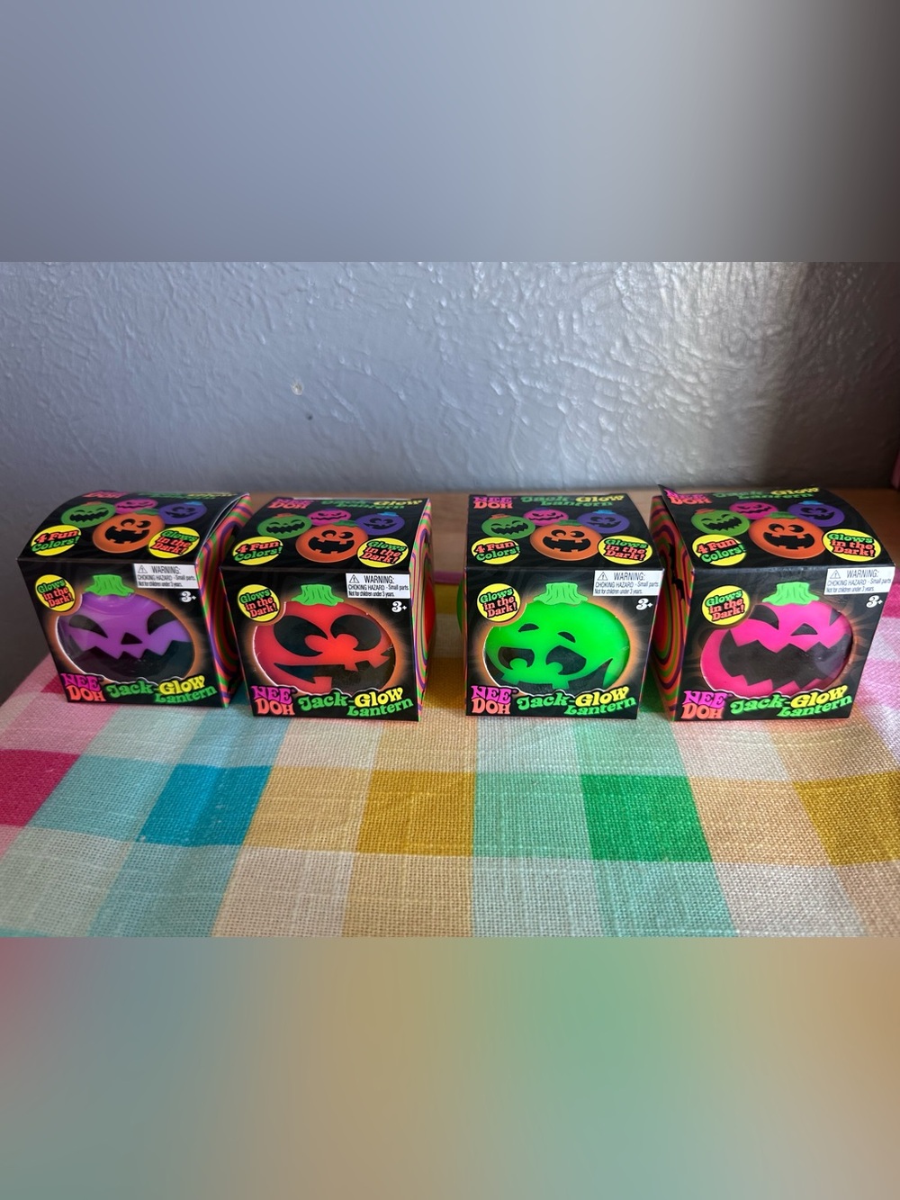 NeeDoh Jack Glow Lantern Set of 4